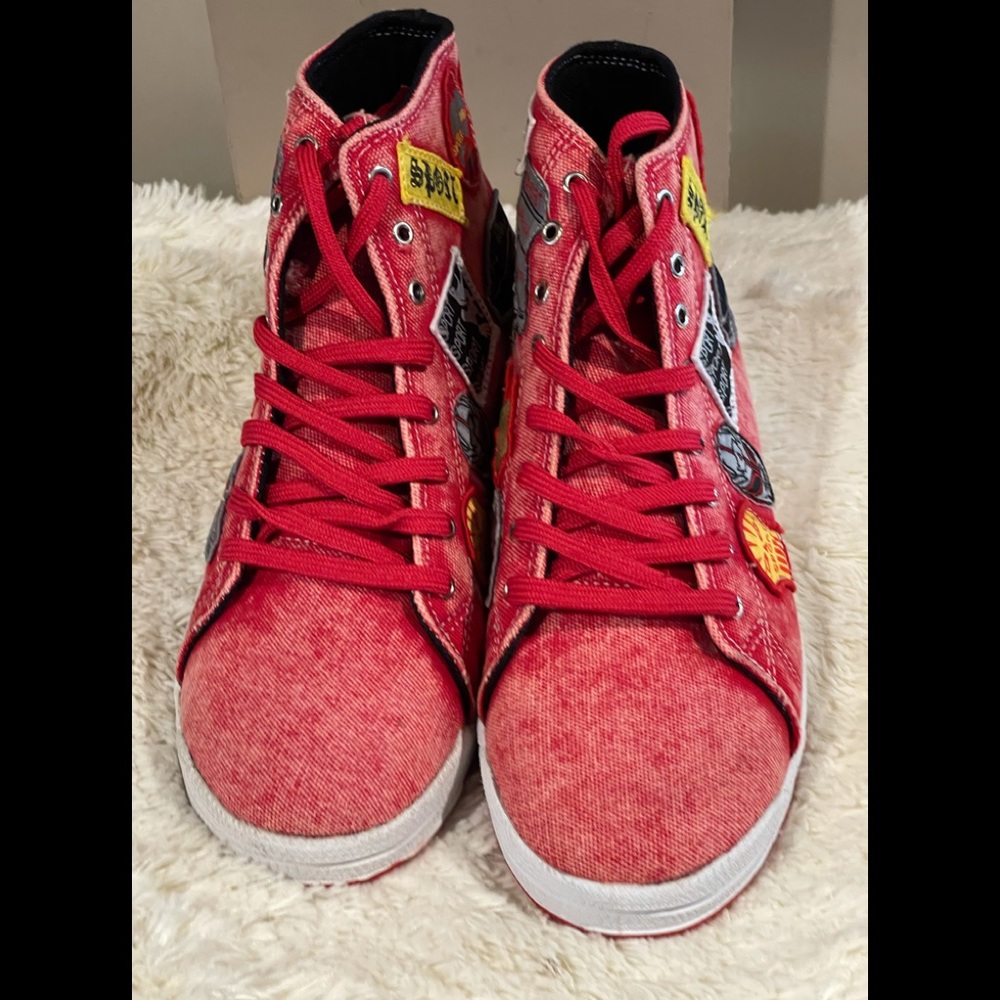 New Sack Sports Fashion Patchwork Hi-Tops - Picture 2 of 7
